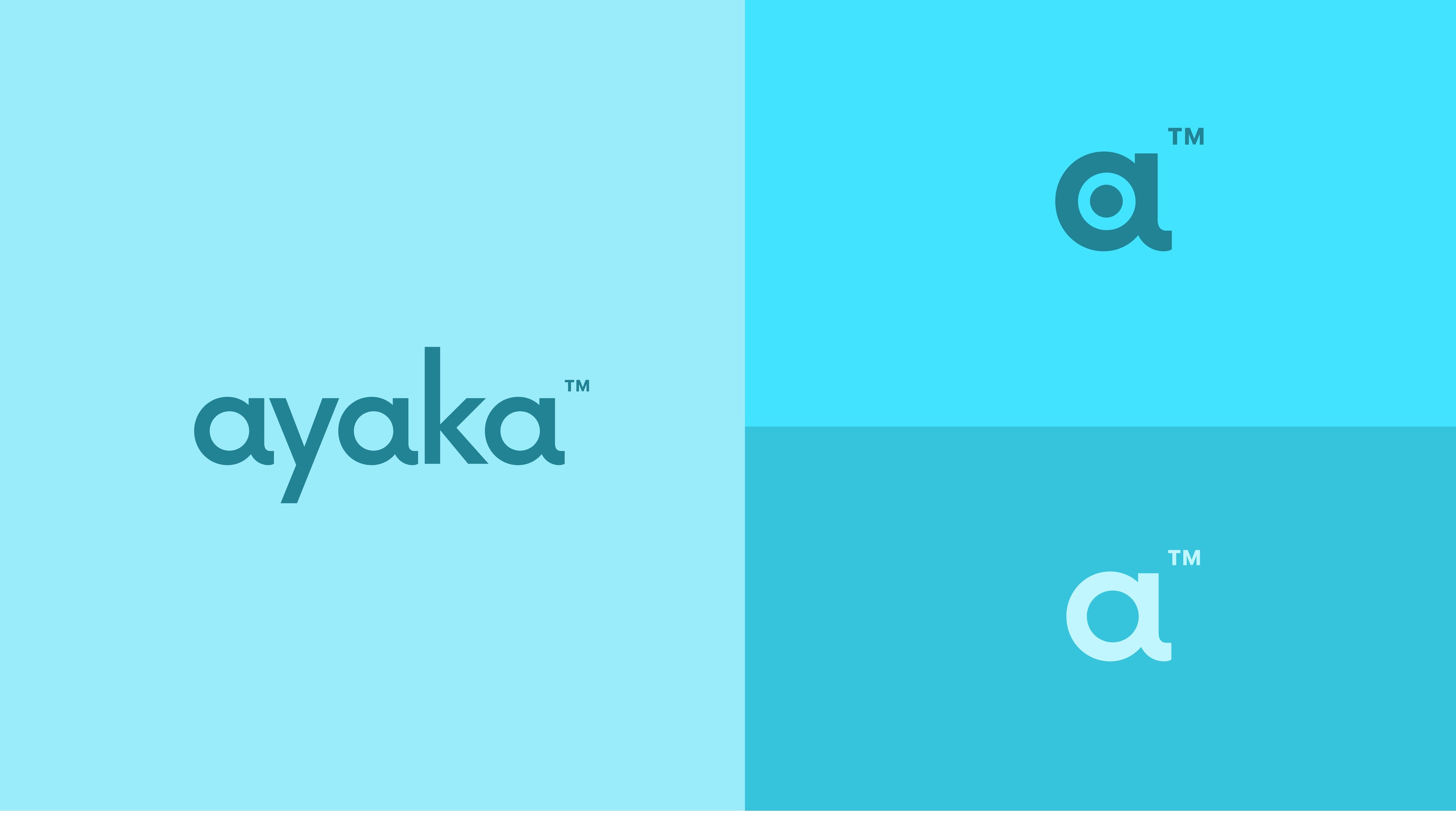 Ayaka logokonsepti 3 — sininen